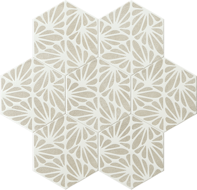 Cesello Argilla Terracreta 8.5x10 Hexagon Porcelain Tile - TILE & MOSAIC DEPOT