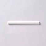 Bianco Dolomite Marble Polished Quarter Round Trim - TILE & MOSAIC DEPOT