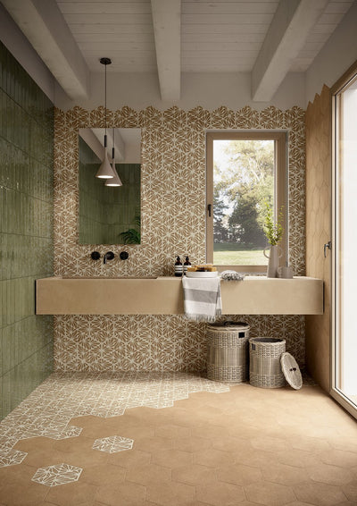 Cesello Chamotte Terracreta 8.5x10 Hexagon Porcelain Tile - TILE & MOSAIC DEPOT