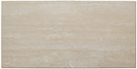 Ivory Travertine Vein Cut 18x36 Filled Honed Tile - TILE & MOSAIC DEPOT