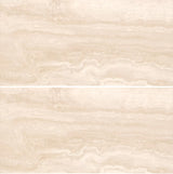 Navona Travertine Look 24x48 Matte Rectified Porcelain Tile - TILE & MOSAIC DEPOT
