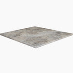 Silver Travertine 12x12 Unfilled and Tumbled Tile - TILE & MOSAIC DEPOT