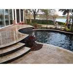 Noce Travertine 16x16 3cm Tumbled Paver - TILE & MOSAIC DEPOT