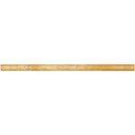 Gold Travertine 1/2x12 Honed Liner - TILE & MOSAIC DEPOT