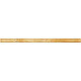 Gold Travertine 1/2x12 Honed Liner - TILE & MOSAIC DEPOT