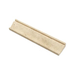 Ivory Travertine 2 1/2 x 12 Honed Crown Molding - TILE & MOSAIC DEPOT