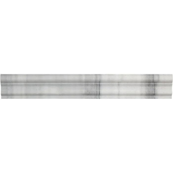 Marmara Marble 2x12 Crown Polished Liner - TILE & MOSAIC DEPOT