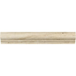 Ivory Travertine 2x3x12 Honed Corner Ogee Trim - TILE & MOSAIC DEPOT