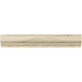 Ivory Travertine 2x3x12 Honed Corner Ogee Trim - TILE & MOSAIC DEPOT