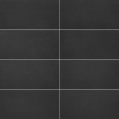 Basalt Black 12×24 Honed Tile - TILE & MOSAIC DEPOT