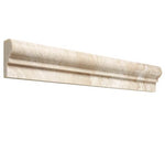 Royal Beige Diana Marble 2x12 1 Step Chairrail Polished Liner - TILE & MOSAIC DEPOT