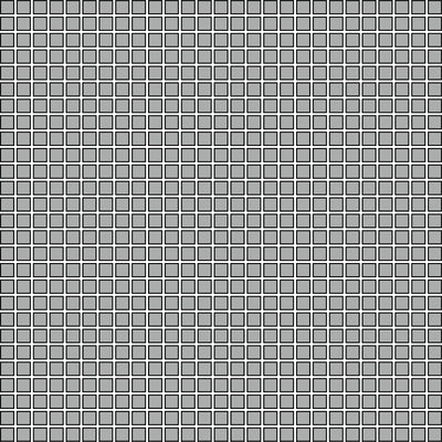 Geometro Solid Square Frost Recycled Glass Mosaic Tile - TILE & MOSAIC DEPOT