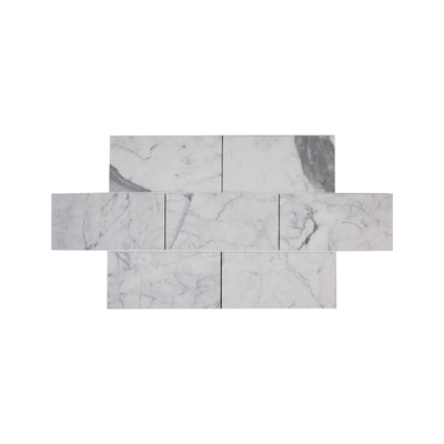 Statuario Marble 3X6 Polished Tile - TILE & MOSAIC DEPOT