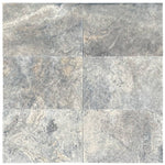 Silver Travertine 3 cm 16x24 Tumbled Paver - TILE & MOSAIC DEPOT