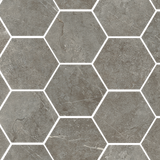 Unicom Evostone Natural Hexagon Ceramic Mosaic Tile - TILE & MOSAIC DEPOT