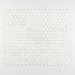 Bianco Dolomite Marble 1x1 Hexagon Honed Mosaic Tile - TILE & MOSAIC DEPOT