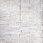 Glacier White Marble 6x24 Stacked Stone Ledger Panel - TILE & MOSAIC DEPOT