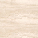 Navona Travertine Look 24x48 Matte Rectified Porcelain Tile - TILE & MOSAIC DEPOT