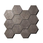 Unicom Evostone Natural Hexagon Ceramic Mosaic Tile - TILE & MOSAIC DEPOT