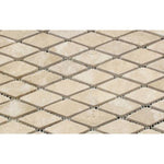 1 x 2 Tumbled Durango Travertine Diamond Mosaic Tile