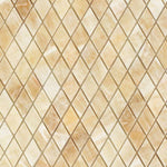 Honey Onyx Polished 1x2 Diamond Mosaic Tile - TILE & MOSAIC DEPOT