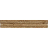 Noce Travertine Vein Cut 2 x 12 Honed Crown Molding - TILE & MOSAIC DEPOT