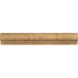 Noce Travertine 2 x 3 x 12 Honed Corner Ogee Trim - TILE & MOSAIC DEPOT