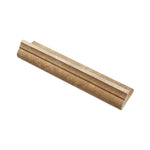 Noce Travertine 2 x 3 x 12 Honed Corner Ogee Trim - TILE & MOSAIC DEPOT