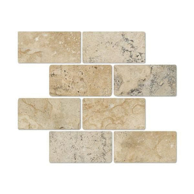 3 x 6 Tumbled Philadelphia Travertine Tile.