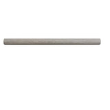 Haisa Light (White Oak) Marble 1x12 Honed Bullnose Liner - TILE AND MOSAIC DEPOT