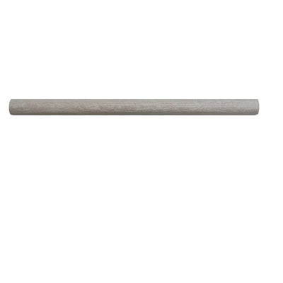 Haisa Light (White Oak) Marble 1x12 Honed Bullnose Liner - TILE AND MOSAIC DEPOT