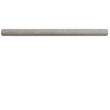 Haisa Light (White Oak) Marble 1x12 Polished Bullnose Liner - TILE AND MOSAIC DEPOT
