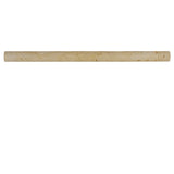 Ivory Travertine 1x12 Bullnose Liner - TILE AND MOSAIC DEPOT
