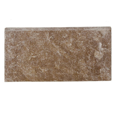 Walnut Travertine 12x24 5cm Tumbled Pool Coping - TILE AND MOSAIC DEPOT