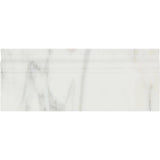 Calacatta Gold Marble 4 3/4x12 Polished Baseboard Molding - TILE & MOSAIC DEPOT