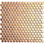 ANDROMEDA PENNY ROUND MOSAIC TILE - TILE & MOSAIC DEPOT