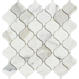 Calacatta Gold Marble Lantern Polished Mosaic Tile - TILE & MOSAIC DEPOT