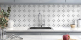 Thassos White Carrara White Bardiglio Marble Special Polished Mosaic Tile - TILE & MOSAIC DEPOT