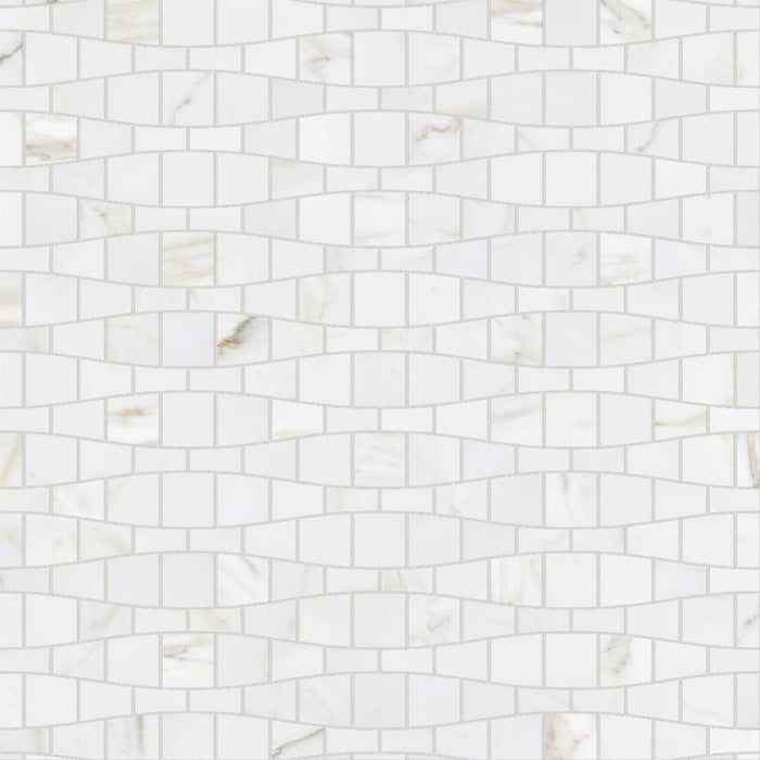 CALACATTA GOLD WAVE MOSAIC