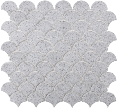 ROCKART TERRAZO SCALES GRAY 12X12 MOSAIC.