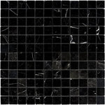 Nero Marquina Marble 2x2 Polished Mosaic Tile - TILE AND MOSAIC DEPOT