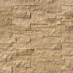 Noce Travertine 6x24 Stacked Stone Ledger Panel - TILE & MOSAIC DEPOT