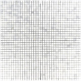 Asian Statuary (Oriental White) Marble 5/8x5/8 Polished Mosaic Tile - TILE AND MOSAIC DEPOT