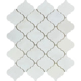 Asian Statuary (Oriental White) Marble Lantern Honed Mosaic Tile - TILE & MOSAIC DEPOT