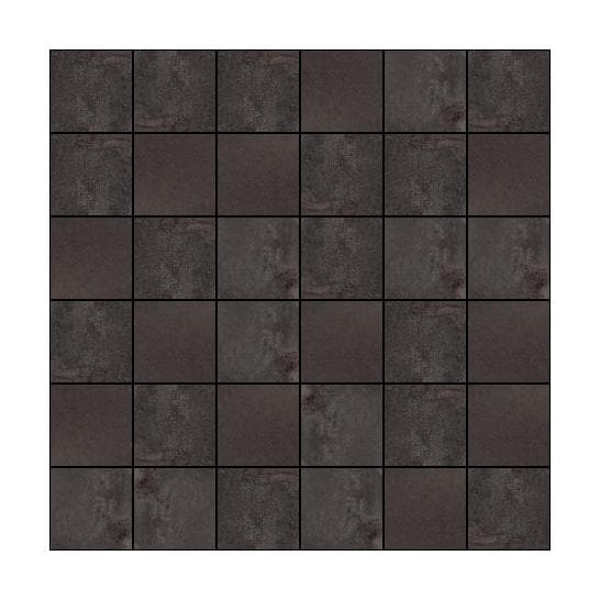 Piemme Materia Deep 2x2 Square Lappato Ceramic Mosaic Tile - TILE & MOSAIC DEPOT