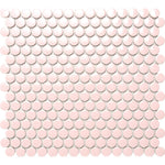 PINK PENNY ROUND MOSAIC TILE - TILE & MOSAIC DEPOT