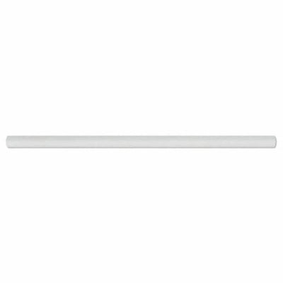 Thassos White Marble 3/4x12 Honed Pencil Liner - TILE & MOSAIC DEPOT