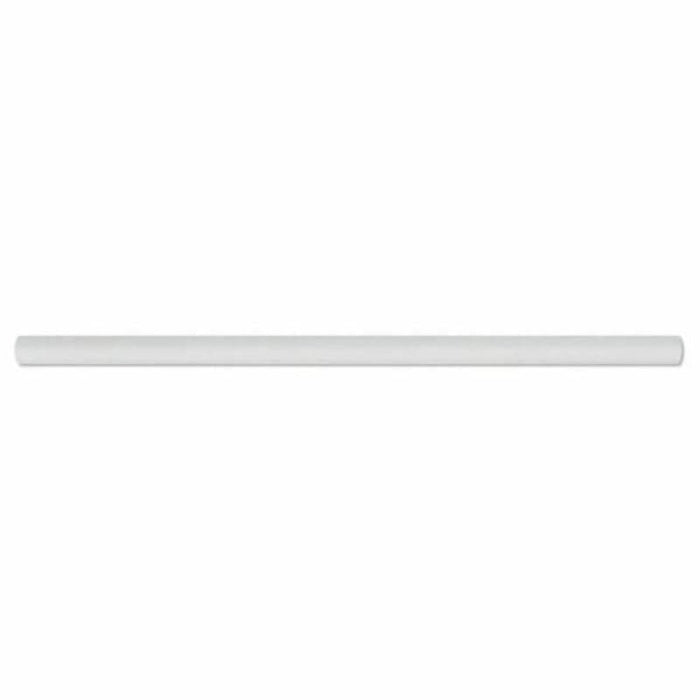Thassos White Marble 3/4x12 Honed Pencil Liner - TILE & MOSAIC DEPOT