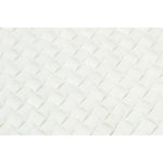 Thassos White Marble 3D Pillow Polished Mosaic Tile - TILE AND MOSAIC DEPOT
