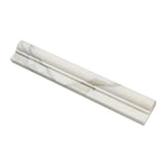 Calacatta Gold Marble 2x12 1 Step Chairrail Honed Liner - TILE & MOSAIC DEPOT